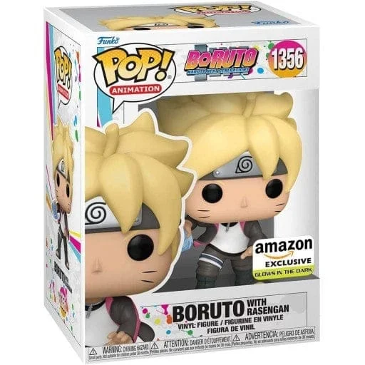 Funko Pop! Animation: Boruto: Naruto Next Generations - Boruto with Rasengan (Glow in the Dark) - Amazon Exclusive