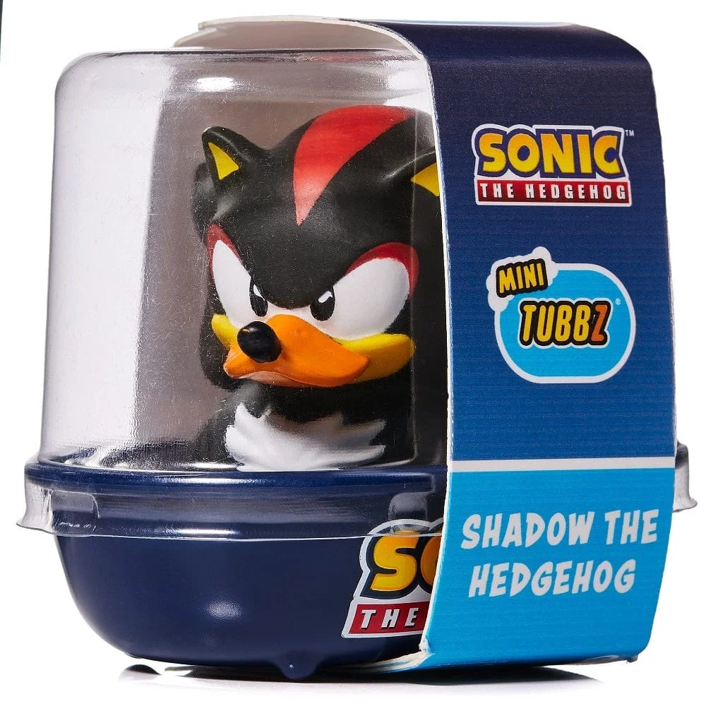 Numskull - Mini TUBBZ Badeend - Sonic the Hedgehog - Shadow (Badeen Editie) - 5cm