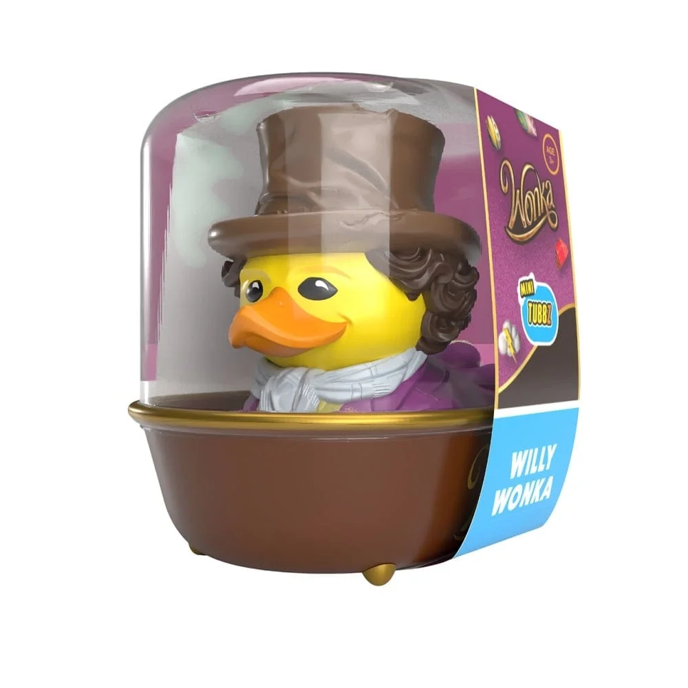 Numskull - Mini TUBBZ Badeend - Wonka - Willy Wonka (Badeen Editie) - 5cm