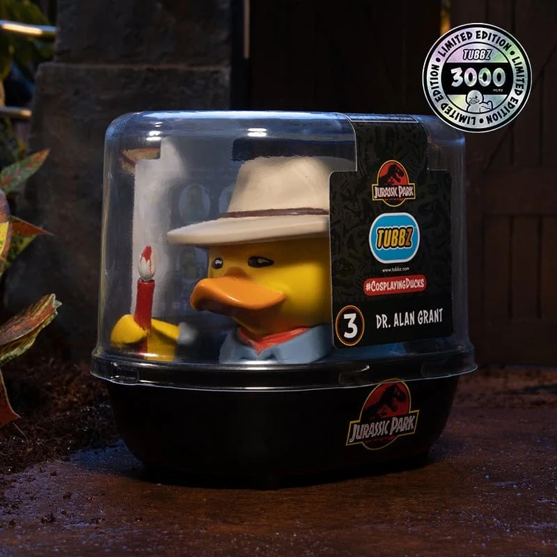Numskull - TUBBZ Badeend - Jurassic Park - Dr. Alan Grant - 9cm