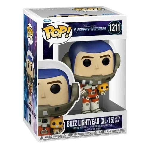 Funko Pop! Disney Pixar: Lightyear - Buzz Lightyear (XL-15) with Sox