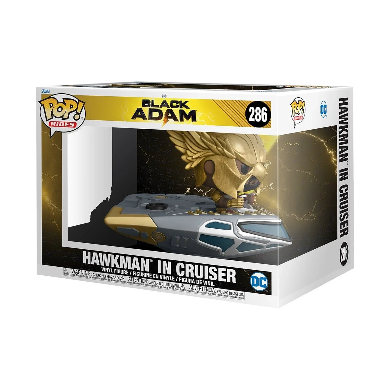 Funko Pop! Rides Super Deluxe: Black Adam - Hawkman in Cruiser