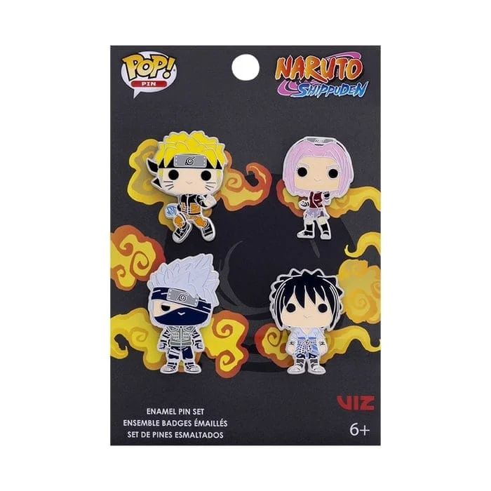 Funko Pop! Pin: Naruto Shippuden - Team 7 Pin Set