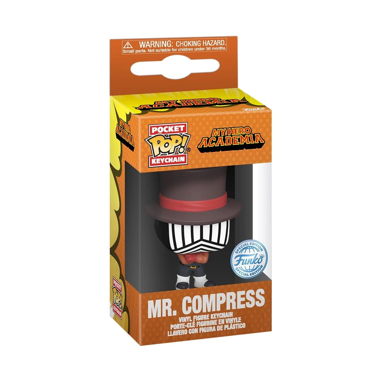 Funko Pocket Pop! Keychain: My Hero Academia - Mr. Compress (Hideout)