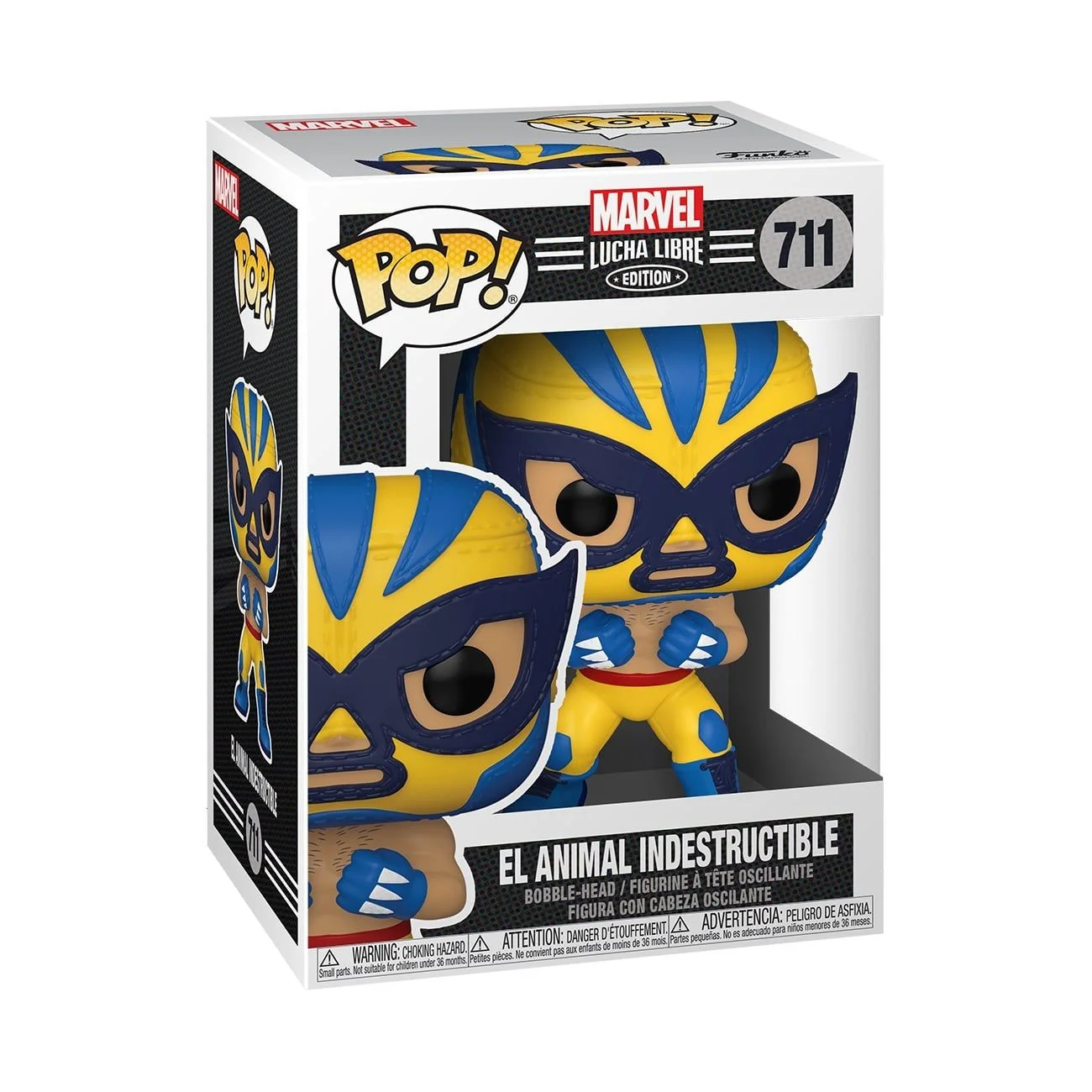 Funko Pop! Marvel: Lucha Libre Edition - El Animal Indestructible