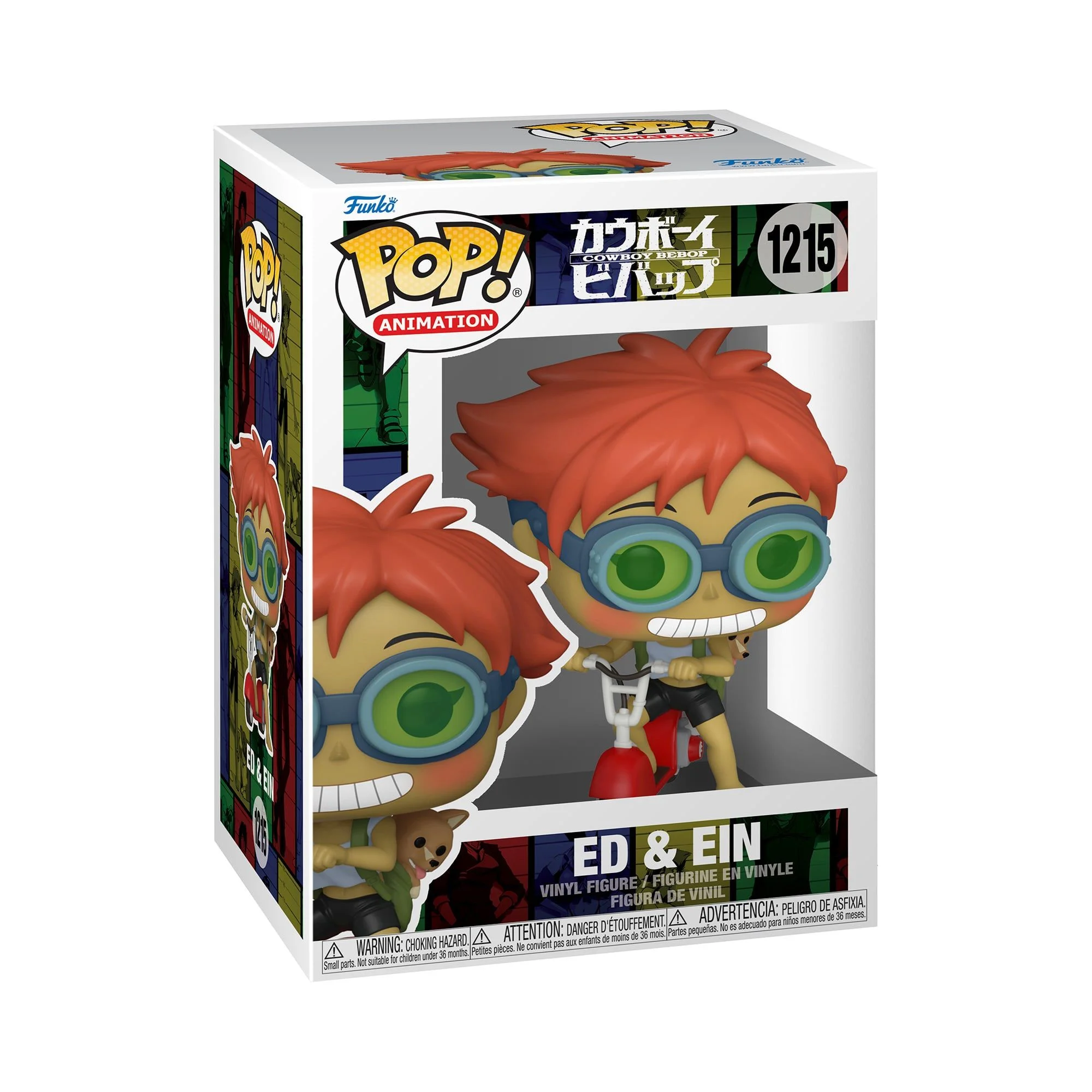 Funko Pop! Animation: Cowboy Bebop - Edward on Scooter with Ein