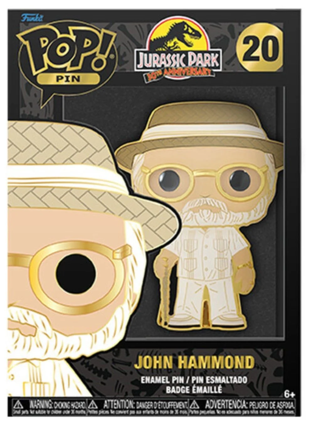 Funko Pop! Pin: Jurassic Park - John Hammond