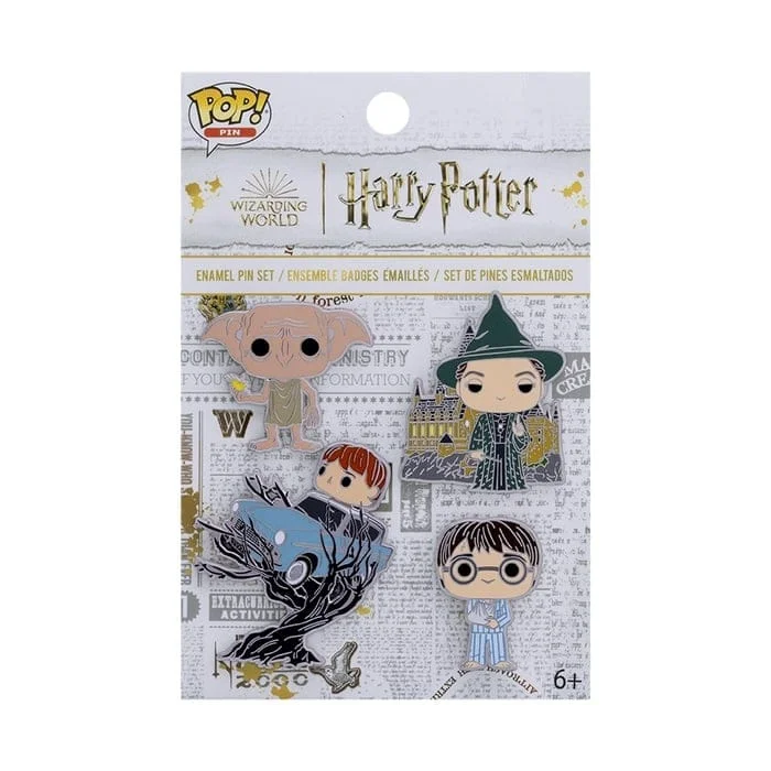 Funko Pop! Pin: Harry Potter and the Chamber of Secrets 20th Anniversary - Characters Pin Set