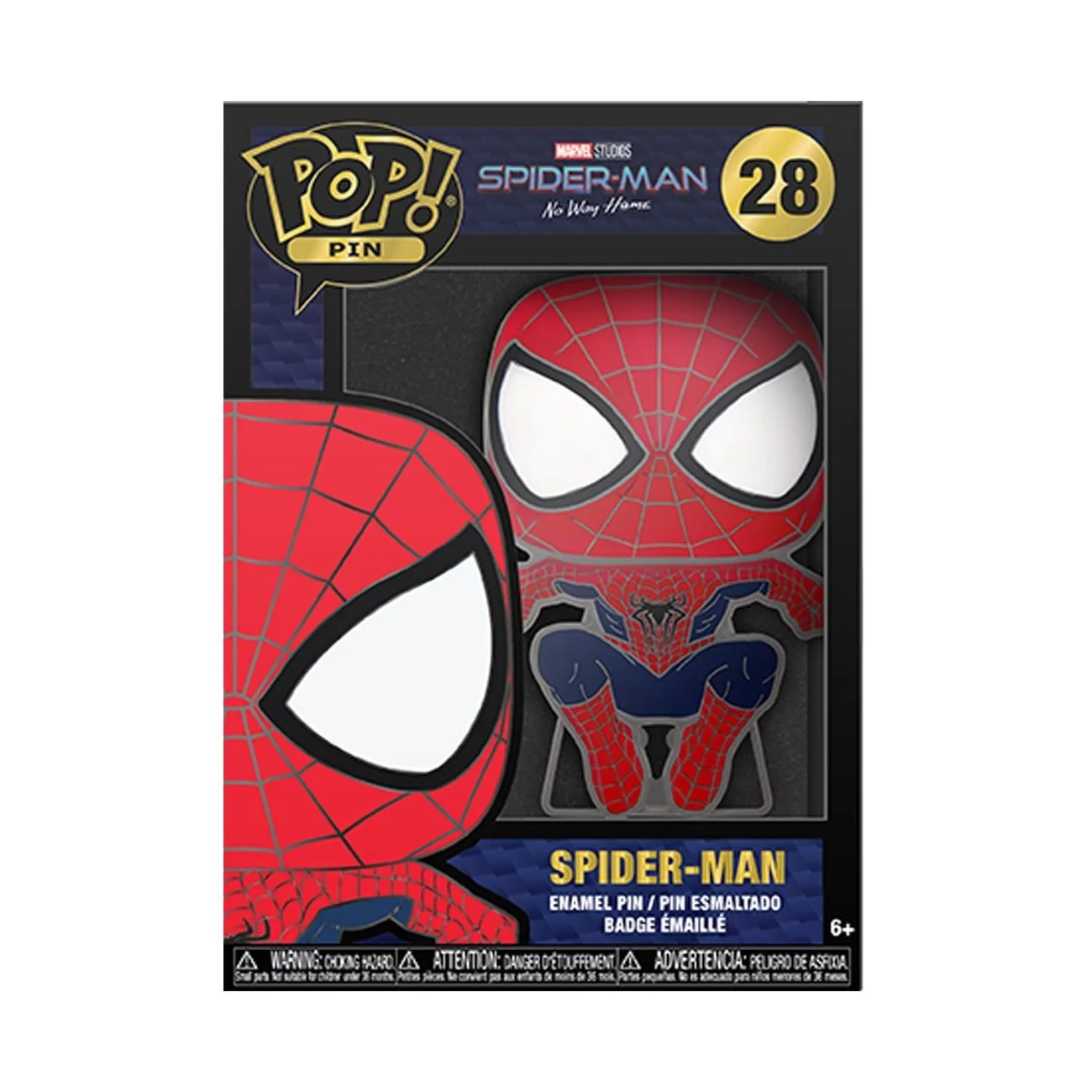 Funko Pop! Pin: Spider-Man: No Way Home - Spider-Man (Andrew Garfield) (Glow)
