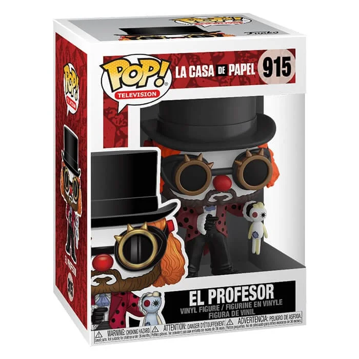 Funko Pop! TV La Casa de Papel S2 Professor O Clown