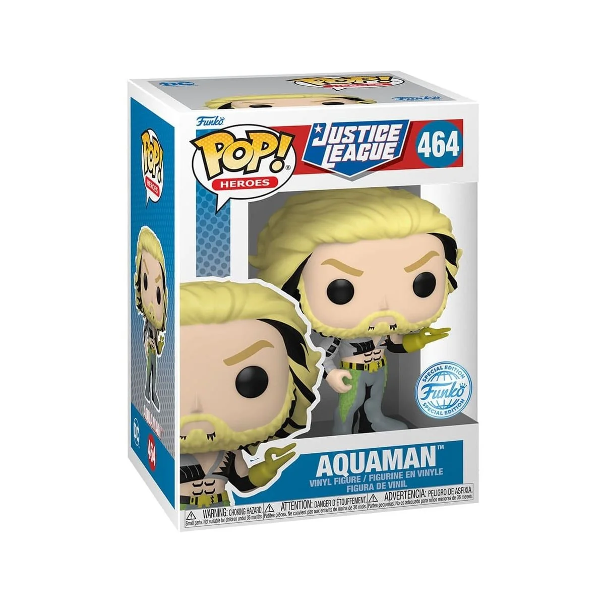 Funko Pop! Heroes DC: Justice League - Aquaman - Special Edition
