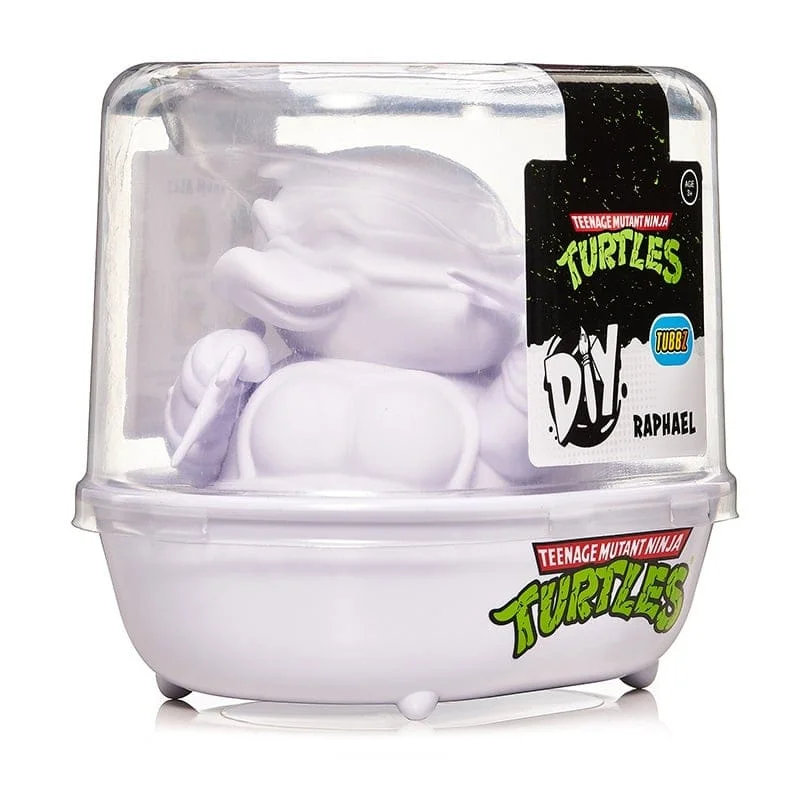 Numskull - TUBBZ Badeend - Teenage Mutant Ninja Turtles - Raphael (DIY Editie) - 9cm