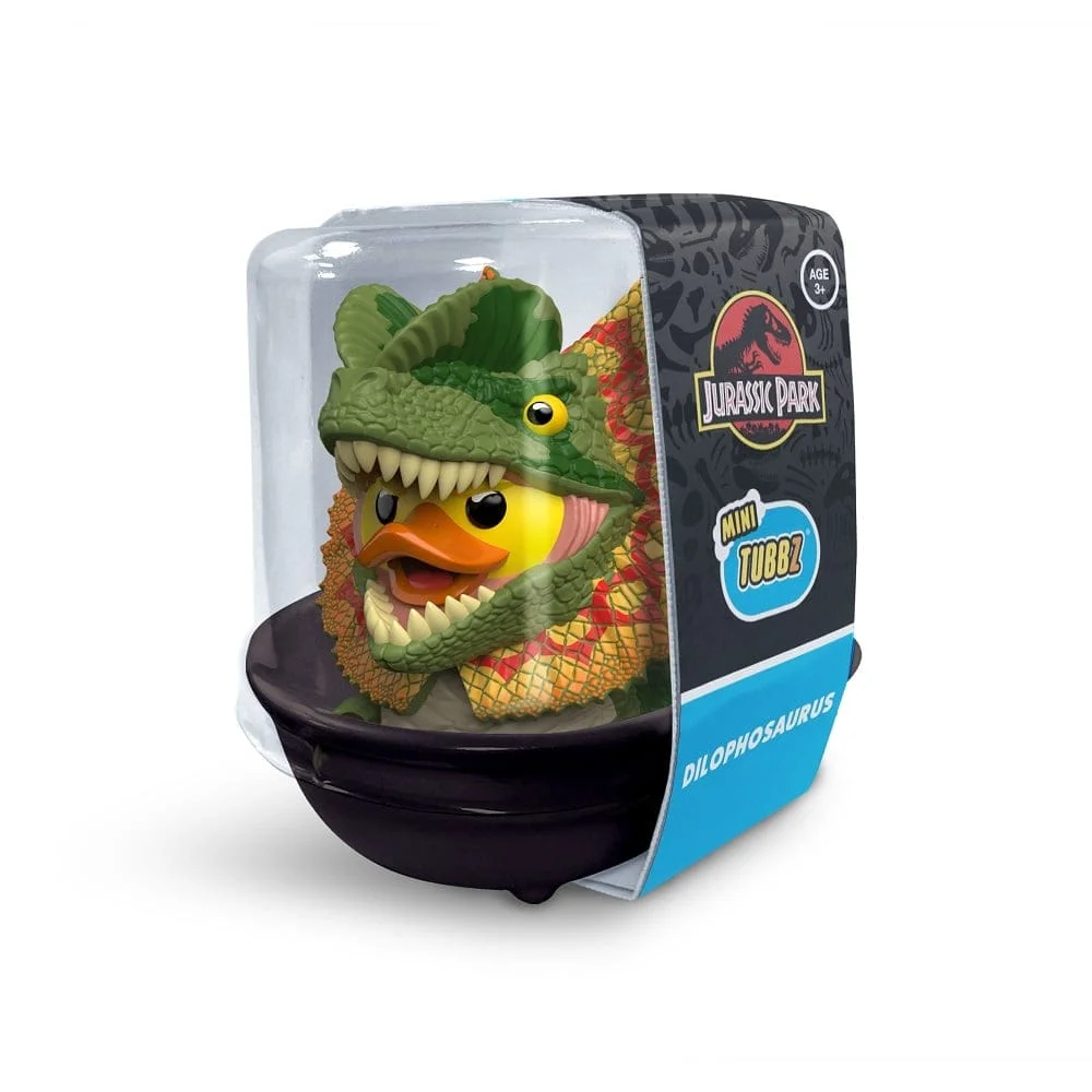 Numskull - Mini TUBBZ Badeend - Jurassic Park - Dilophosaurus (Badeen Editie) - 5cm