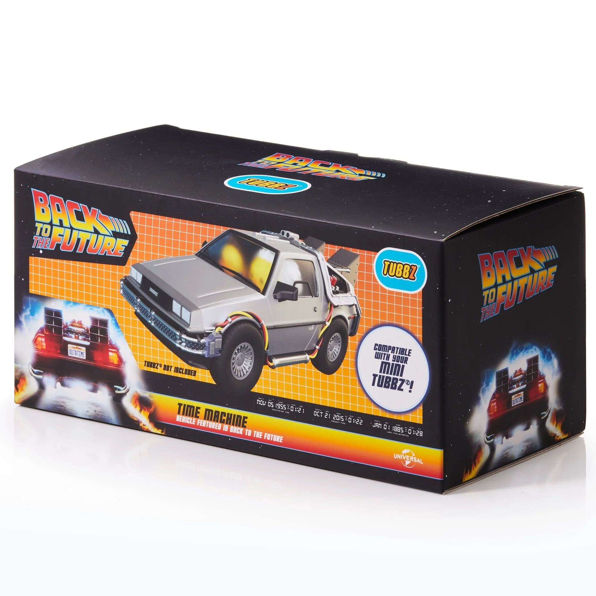 Numskull - TUBBZ Badeend - Back to the Future - Delorean (Voertuig Editie) - 33cm