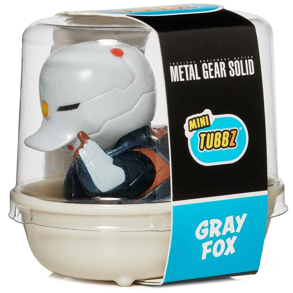 Numskull - Mini TUBBZ Badeend - Metal Gear Solid - Gray Fox (Badeen Editie) - 5cm