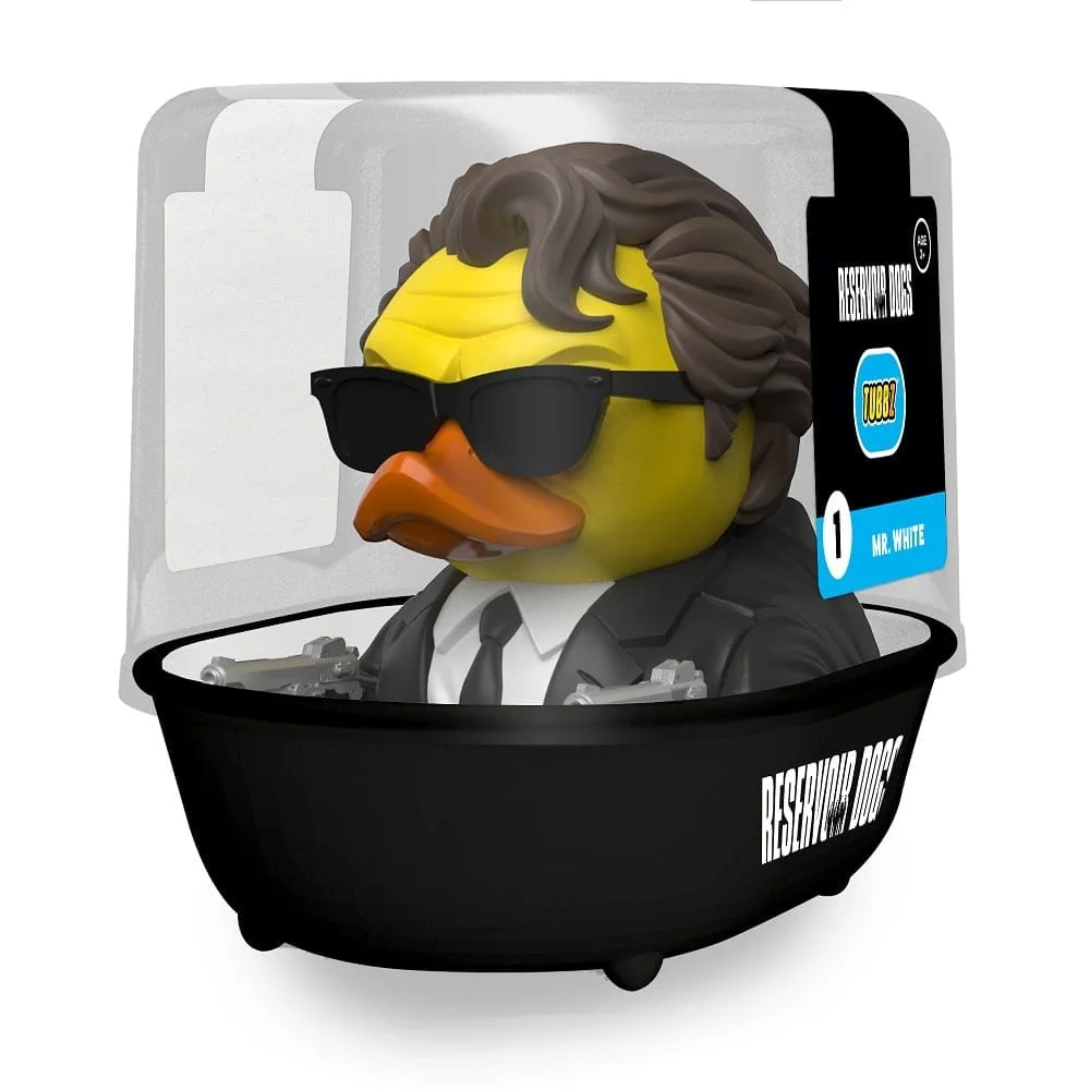 Numskull - TUBBZ Badeend - Reservoir Dogs - Mr. White (Eerste Editie) - 9cm