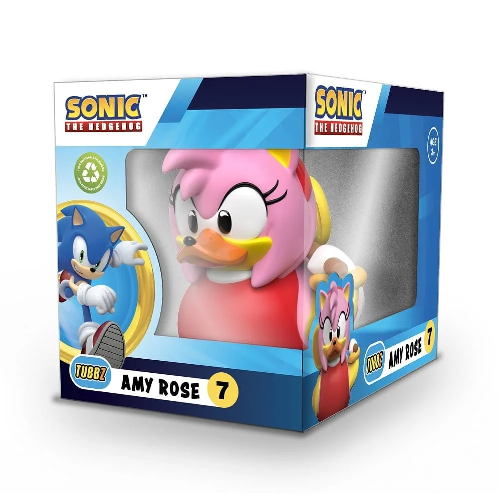 Numskull - Best of TUBBZ Boxed Badeend - Sonic the Hedgehog - Amy Rose - 9cm