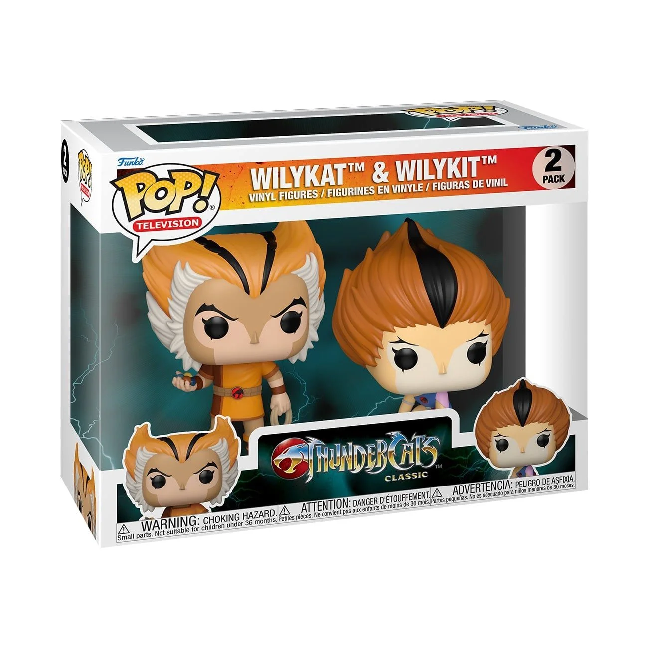 Funko Pop! 2-Pack: Thundercats - Wilykit and Wilykat