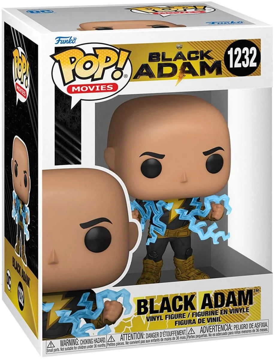 Funko Pop! Movies: Black Adam - Black Adam (chance of special Chase Glow in the Dark edition)