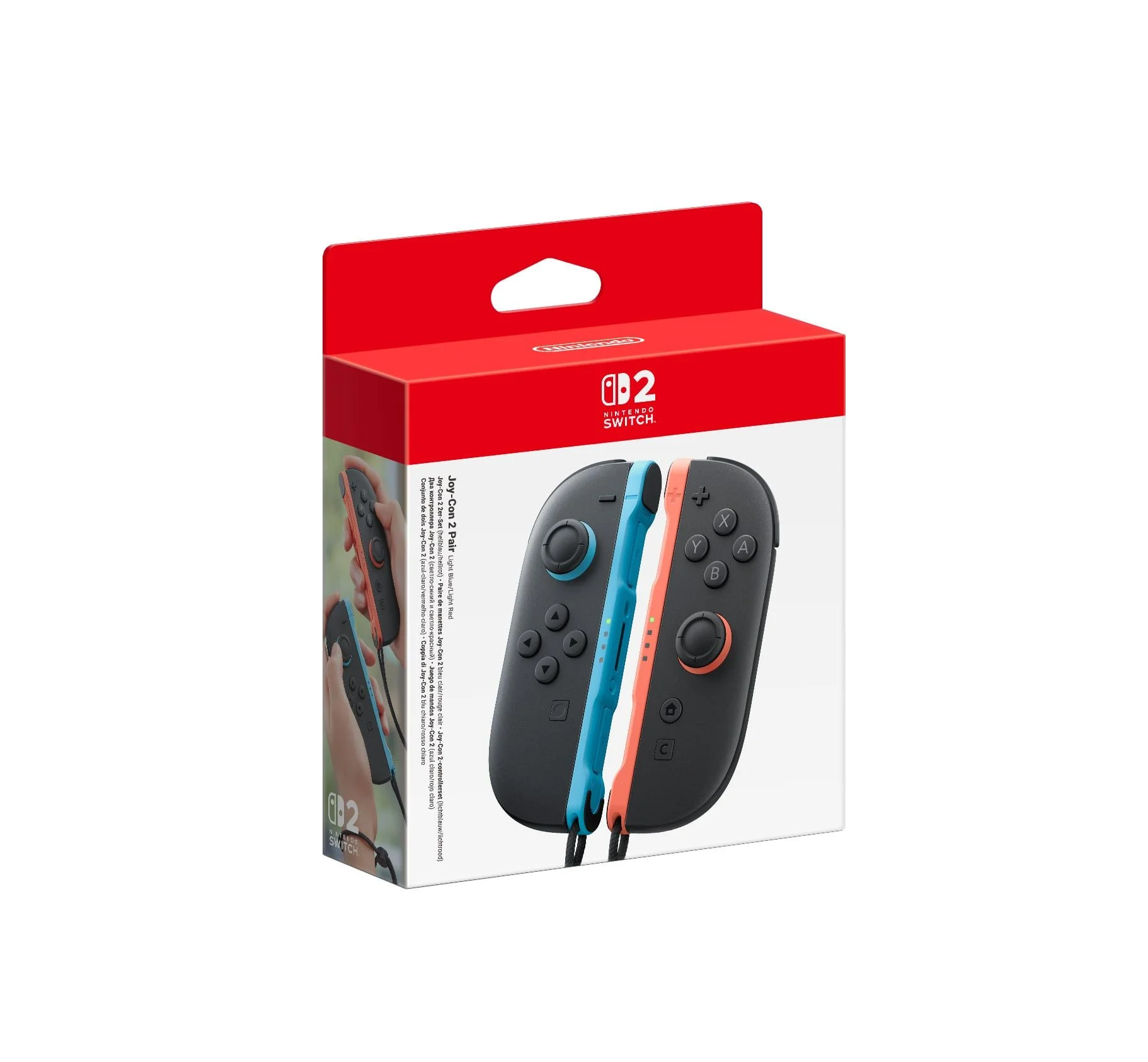 Joy-Con 2-controllerset Lichtblauw/Lichtrood
