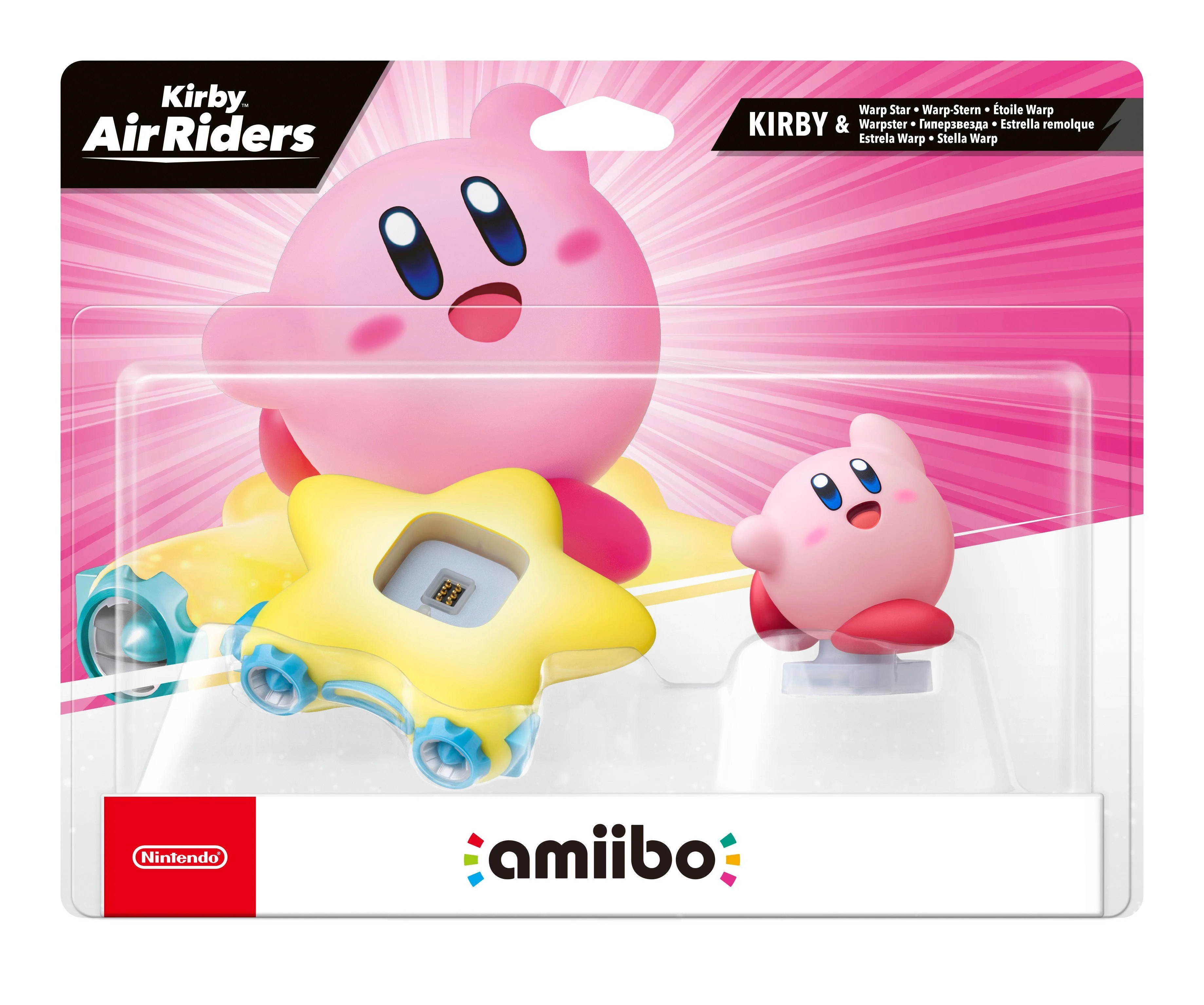 Amiibo Kirby & Warp Star - Kirby Air Riders Collection