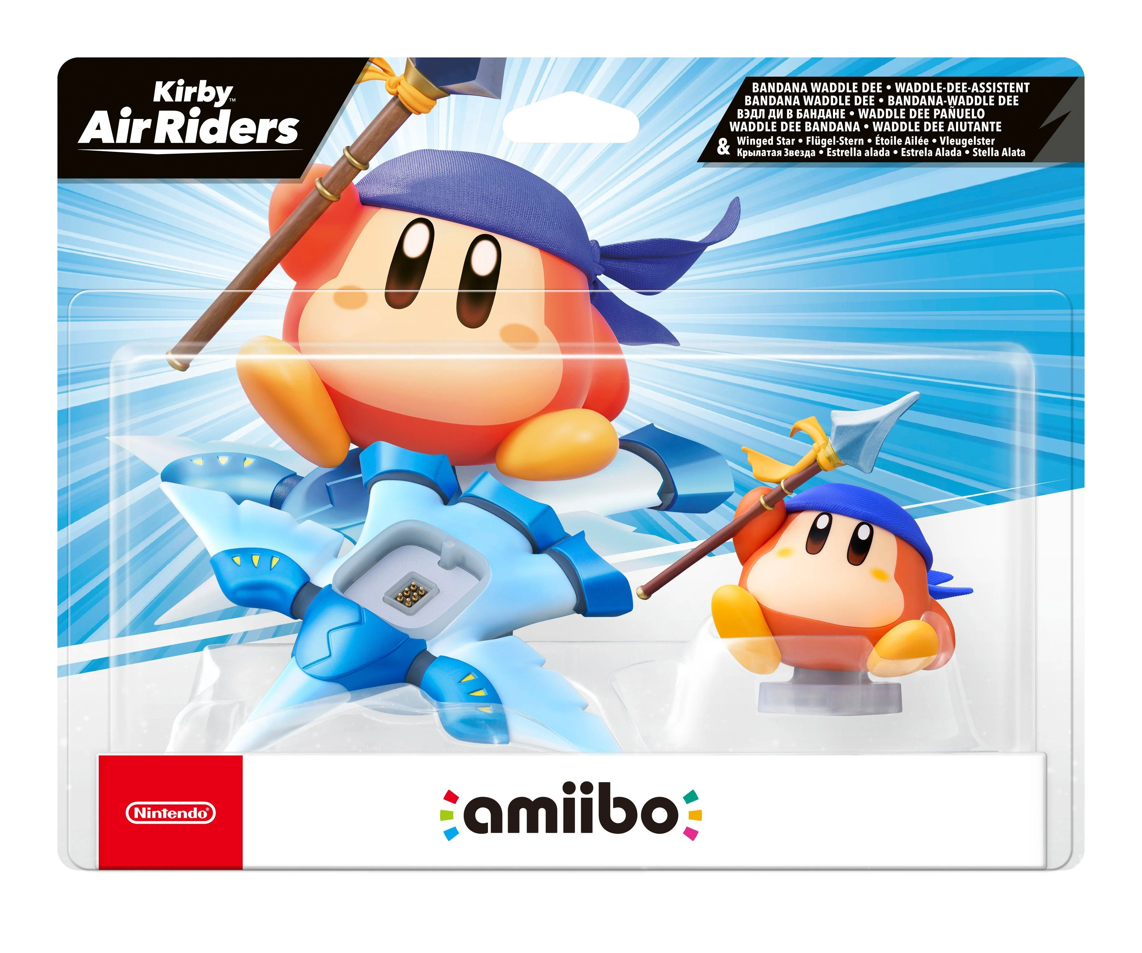 Amiibo Bandana Waddle Dee & Winged Star - Kirby Air Riders Collection