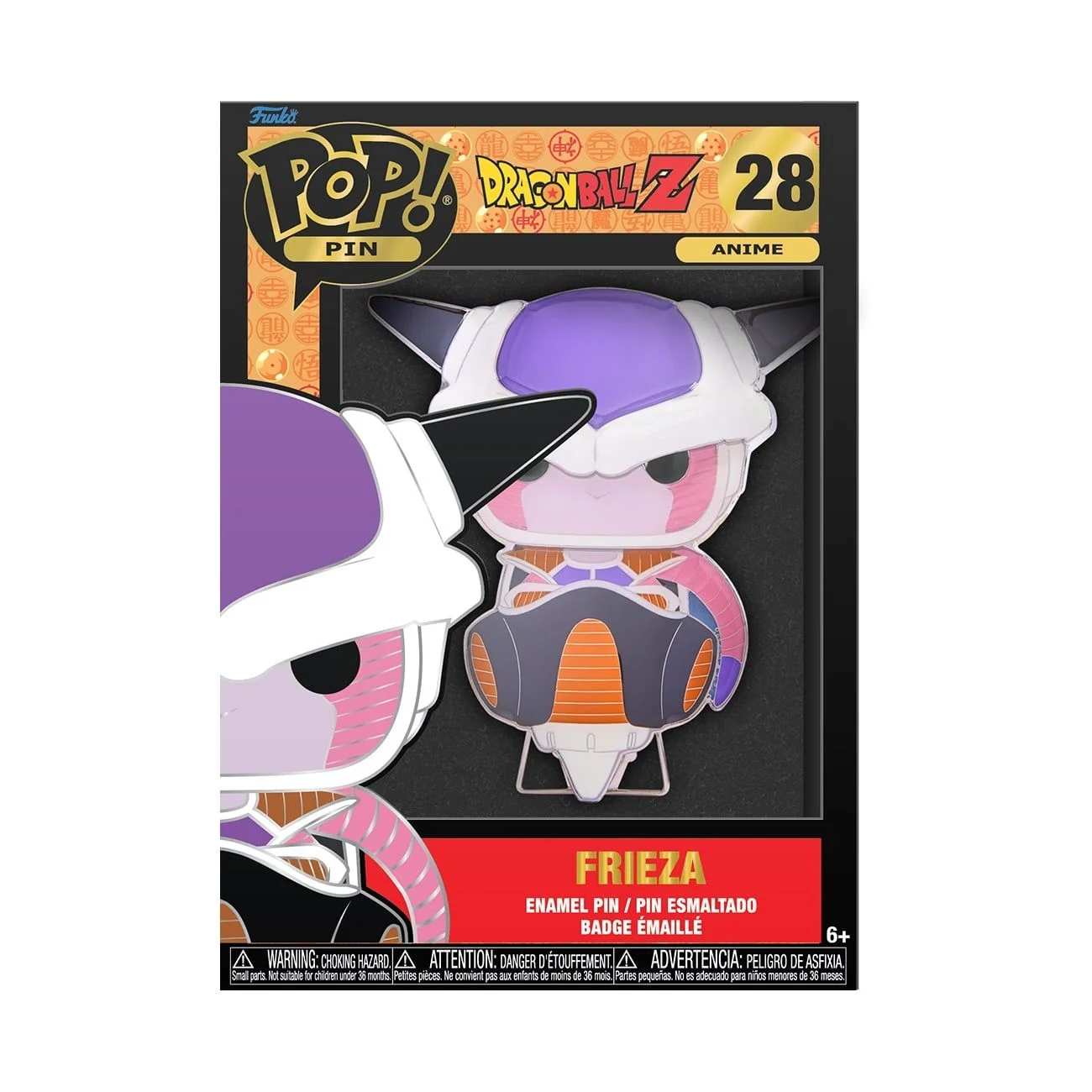 Loungefly: Funko Pop! Pins Anime: Dragon Ball Z - Frieza Large Enamel POP Pin
