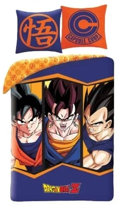 Dragon Ball Z - Dekbedovertrekset + 1 Kussensloop (200x140cm + 65x65cm)