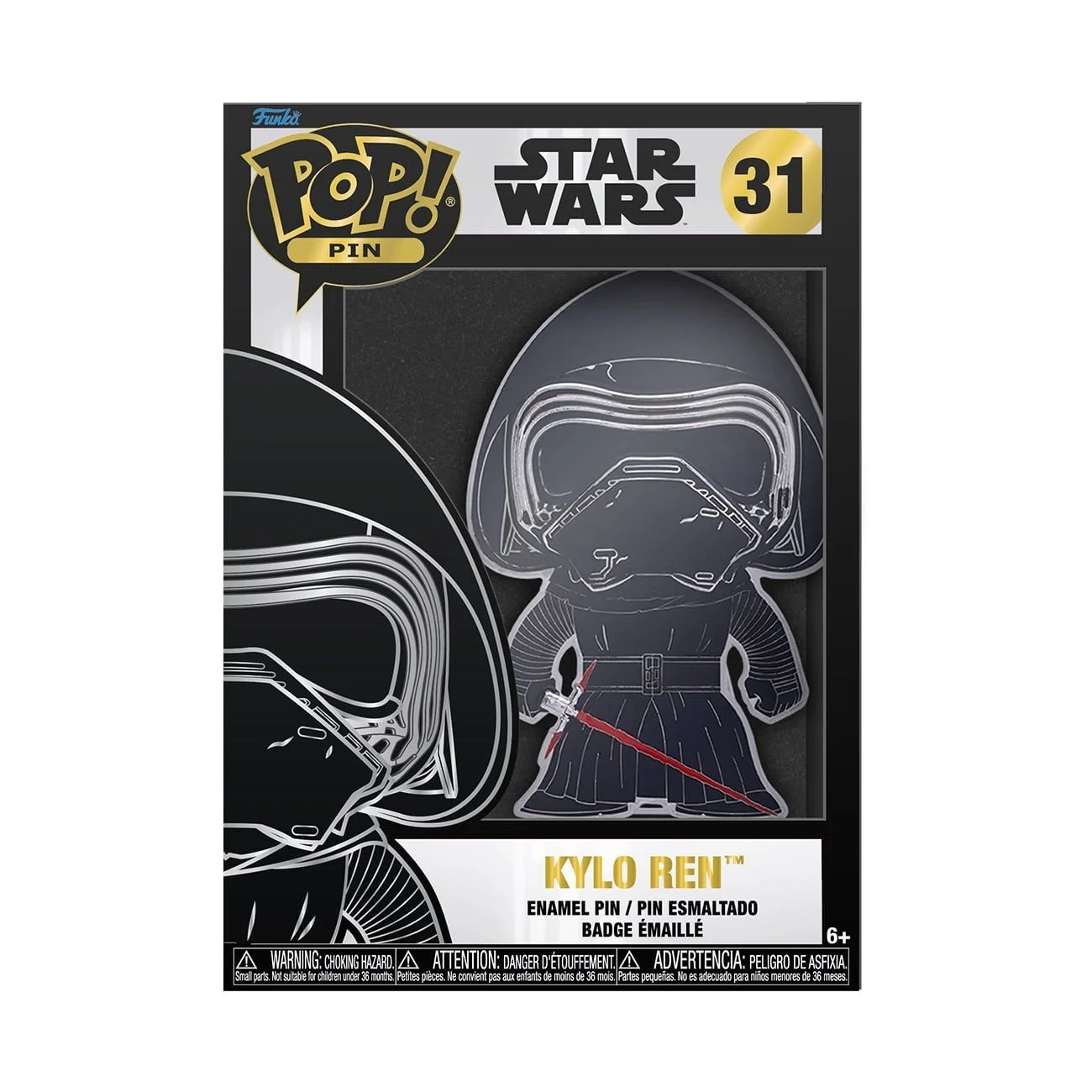 Funko Pop! Pin: Star Wars - Kylo Ren (Chance of Chase)