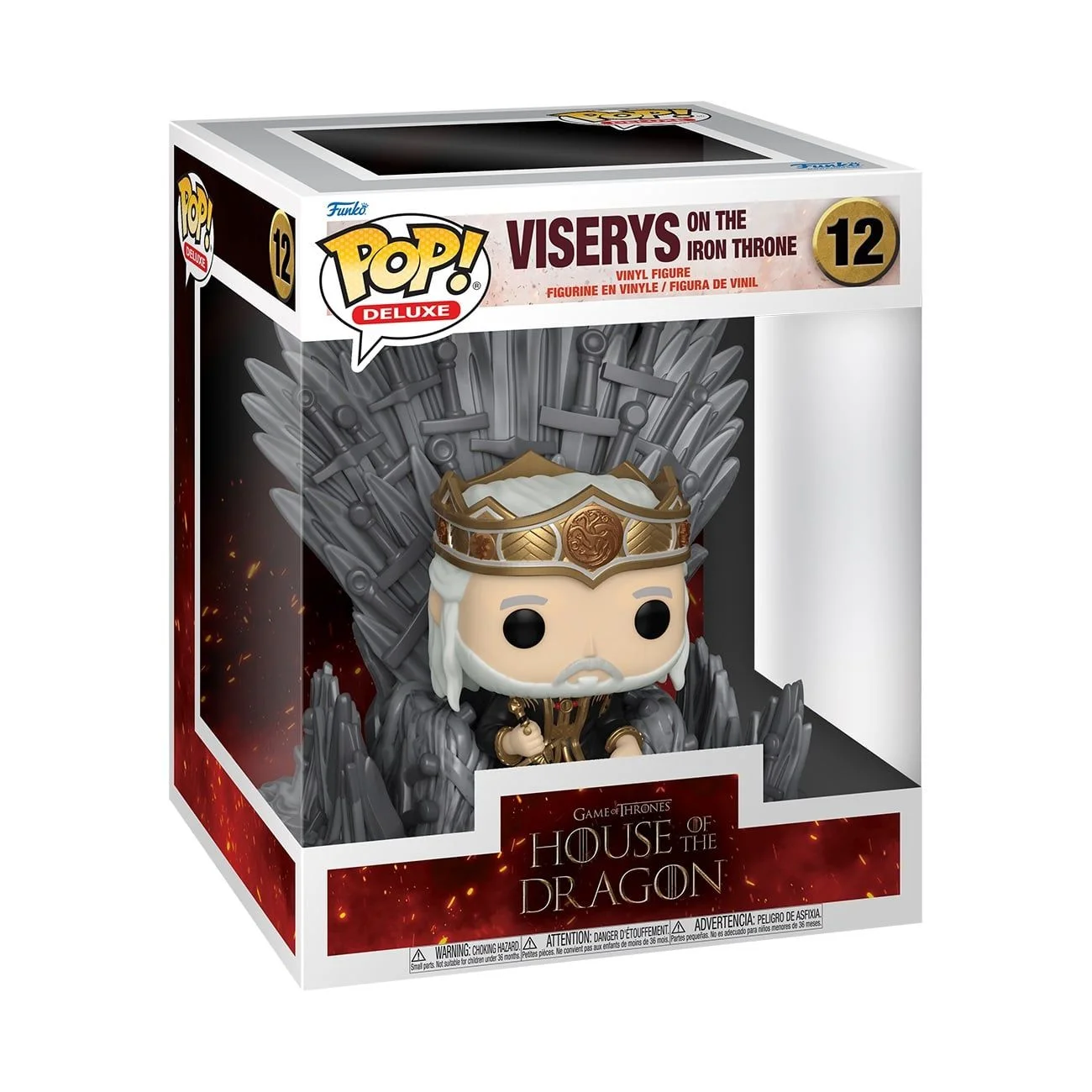 Funko Pop! Deluxe: House of the Dragon - Viserys on the Iron Throne