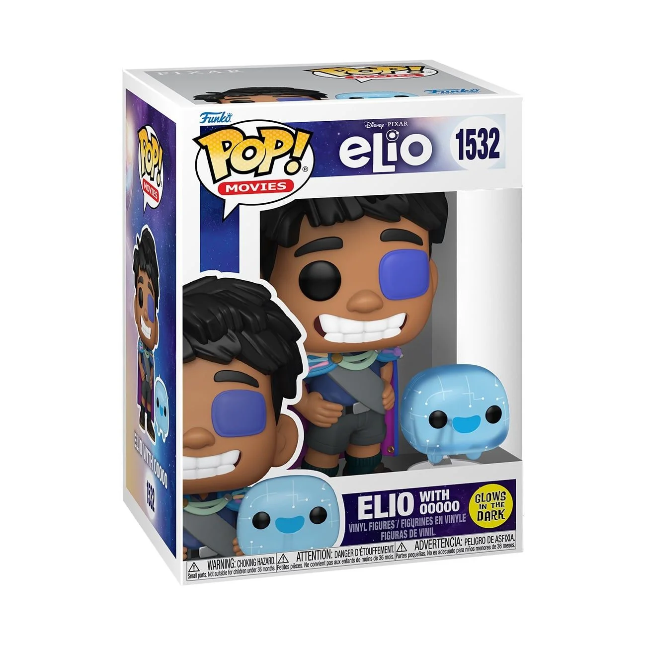 Funko Pop! Pop & Buddy: Elio with 00000 (Glow in the Dark)