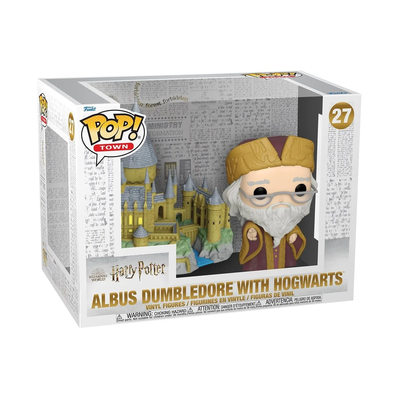 Funko Pop! Town: Harry Potter Anniversary - Dumbledore with Hogwarts