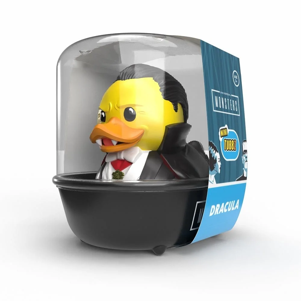 Numskull - Mini TUBBZ Badeend - Universal Studios Monsters - Dracula (Badeen Editie) - 5cm