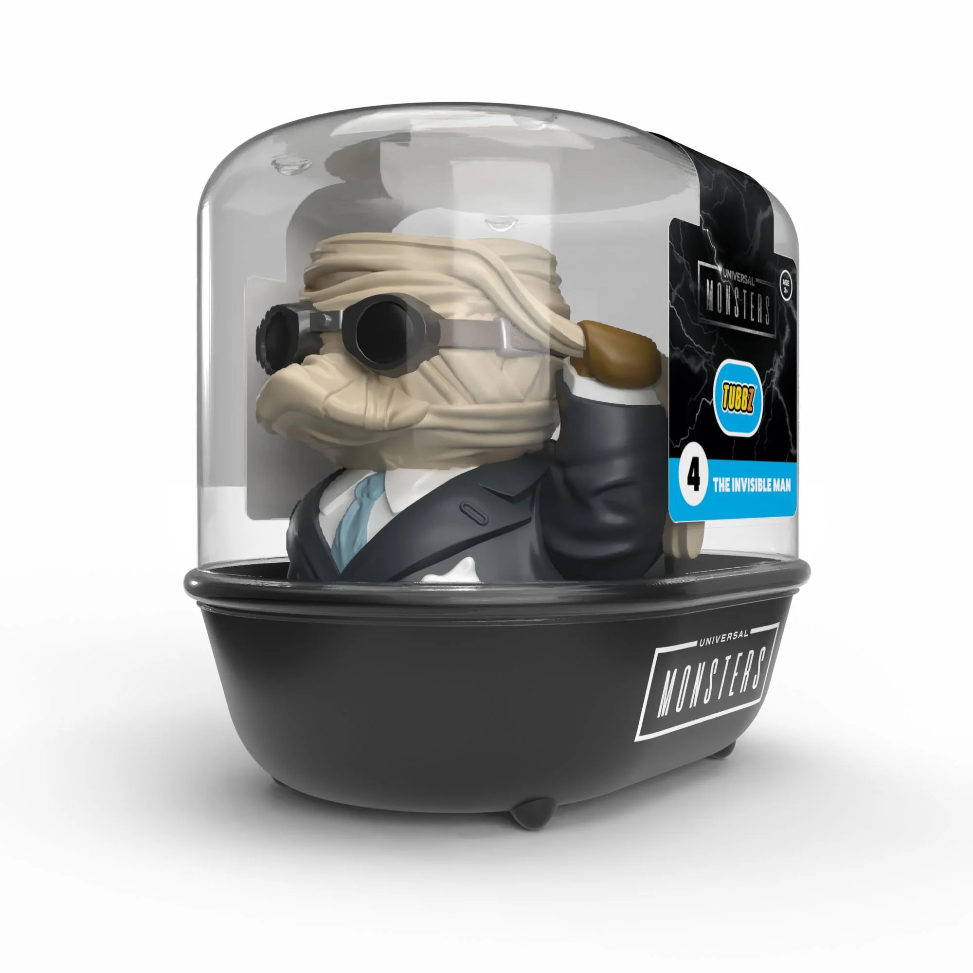 Numskull - TUBBZ Badeend - Universal Studios Monsters - Invisible Man (Eerste Editie) - 9cm