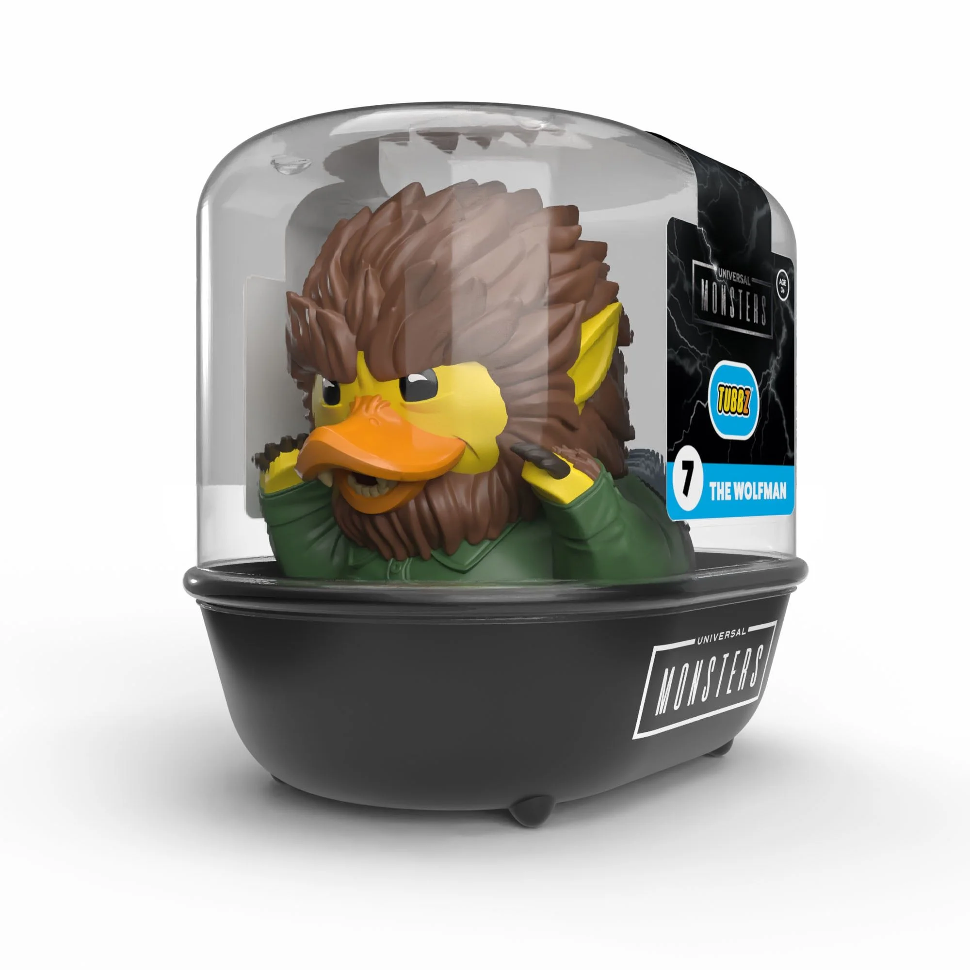 Numskull - TUBBZ Badeend - Universal Studios Monsters - Wolfman (Eerste Editie) - 9cm