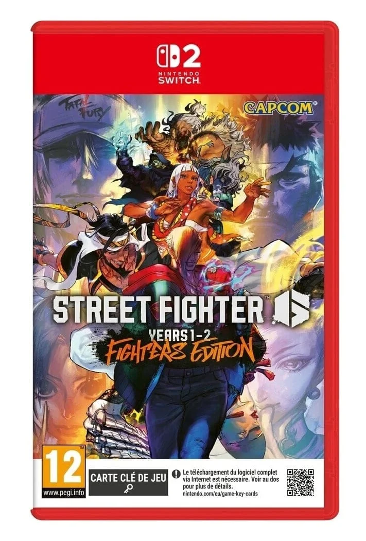 Street Fighter 6 - Years 1-2 Fighters Edition - Game-key Card - Nintendo Switch 2 versie