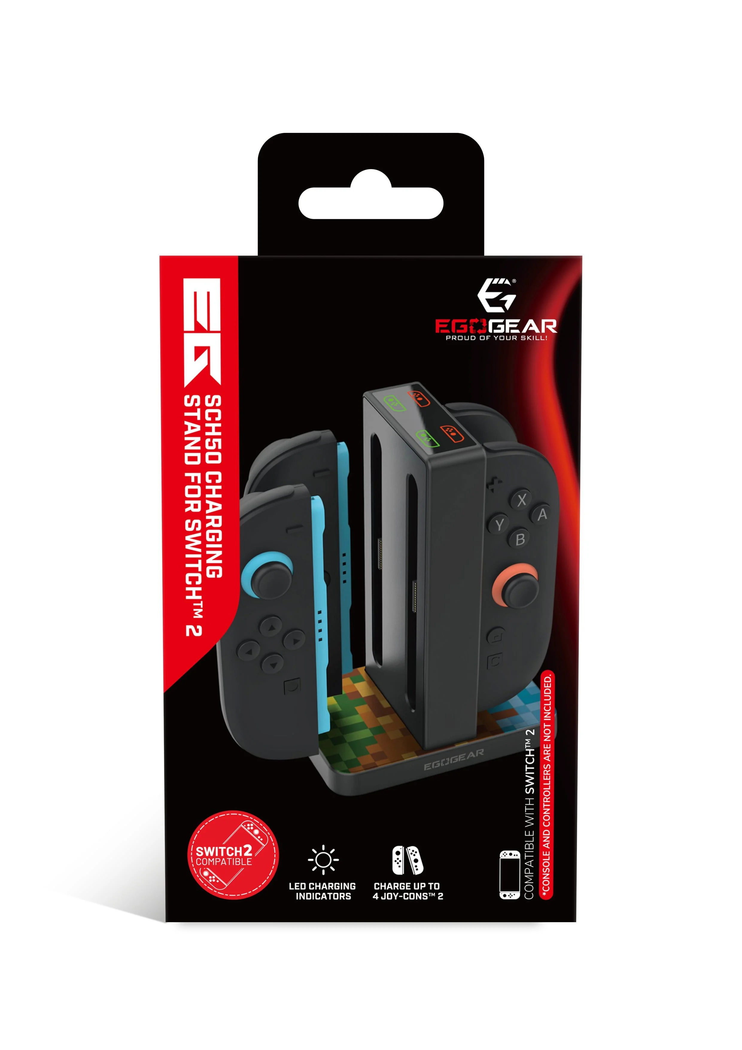 EgoGear - SCH50 Oplaadstandaard voor Switch 2 Joy-Con