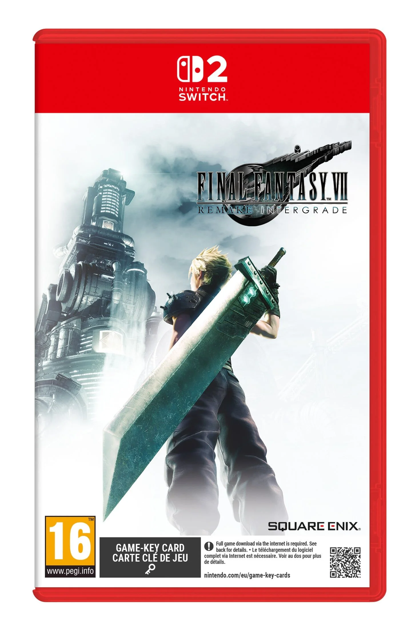 FINAL FANTASY VII REMAKE INTERGRADE - Day One Edition - Game-key Card - Nintendo Switch 2 versie