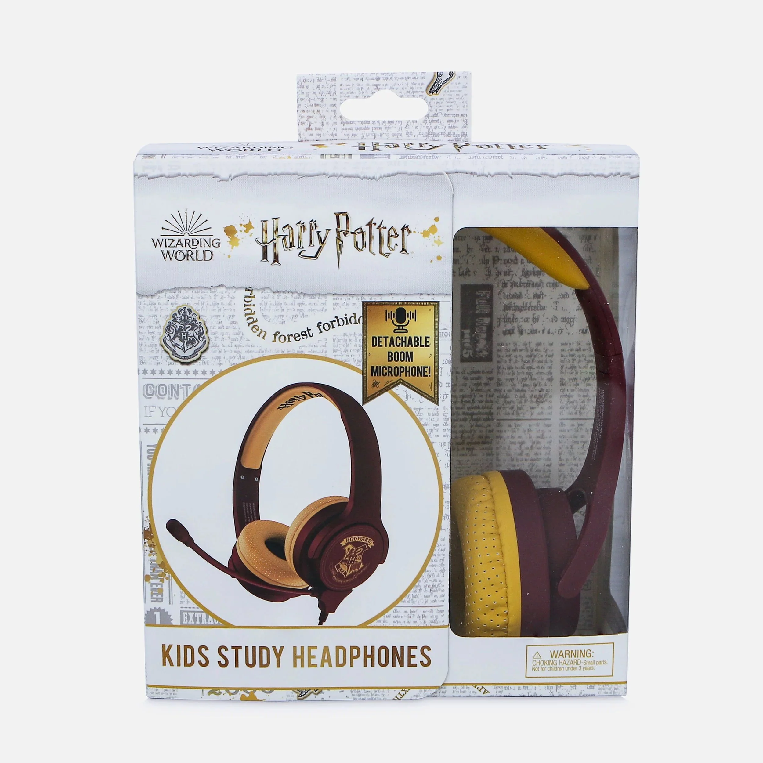 Harry Potter - Zweinstein Wapenschild Interactieve hoofdtelefoon met microfoon voor kinderen