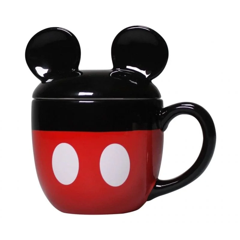 Disney - Mickey Mouse vormige mok met deksel - 425ml