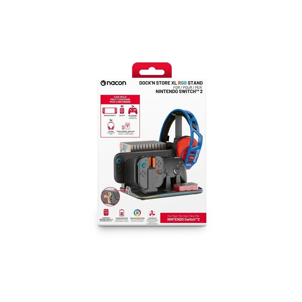 Nacon - Oplaadstation XL Compatibel met Nintendo Switch 2