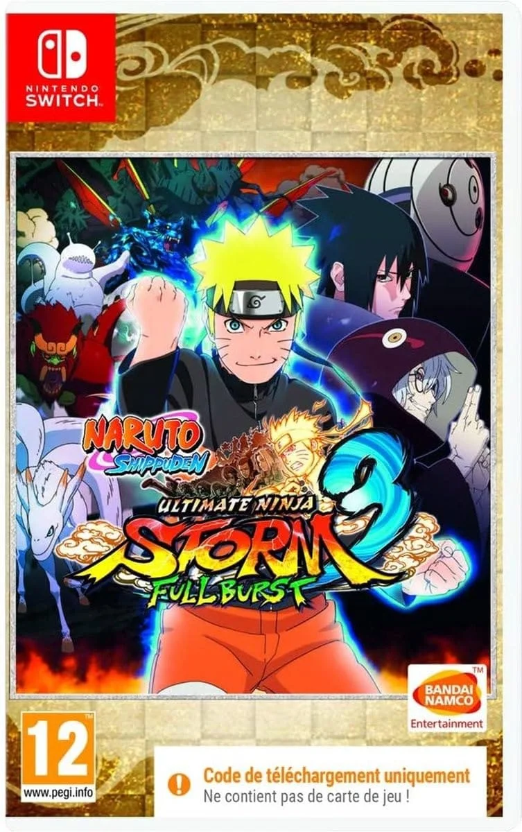 Naruto Shippuden Ultimate Ninja Storm 3 Full Burst (Code-in-a-box) - Nintendo Switch versie