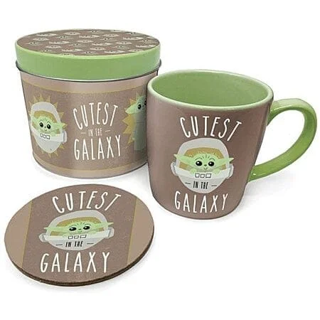 Star Wars - The Mandalorian - Mok + Onderzetter Geschenkset