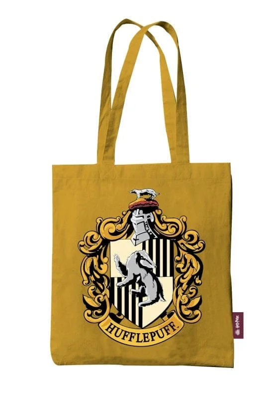 Harry Potter - Hufflepuff Wapen - Boodschappentas - Geel