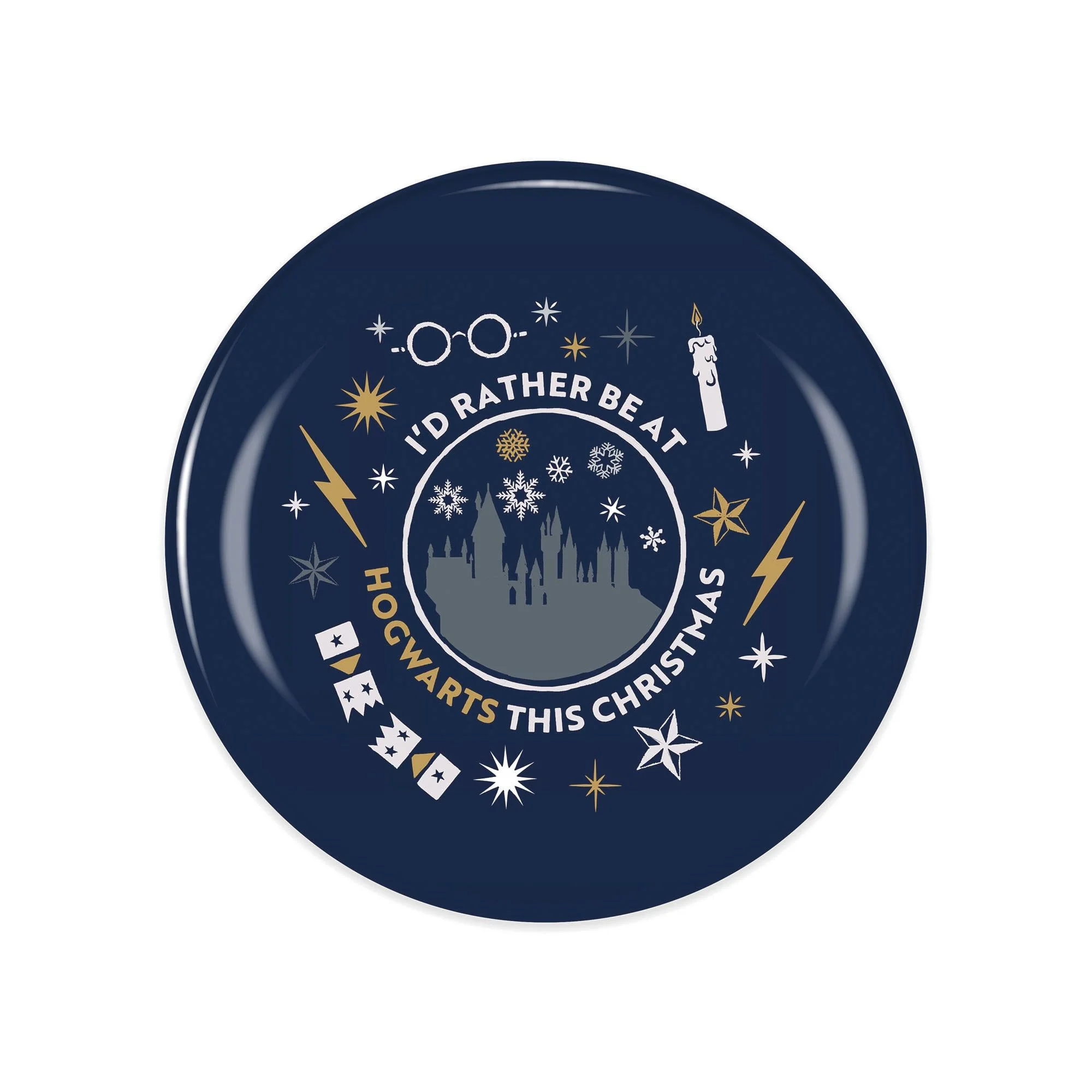 Harry Potter - Hogwarts Kasteel - Ontbijt Bord - Blauw