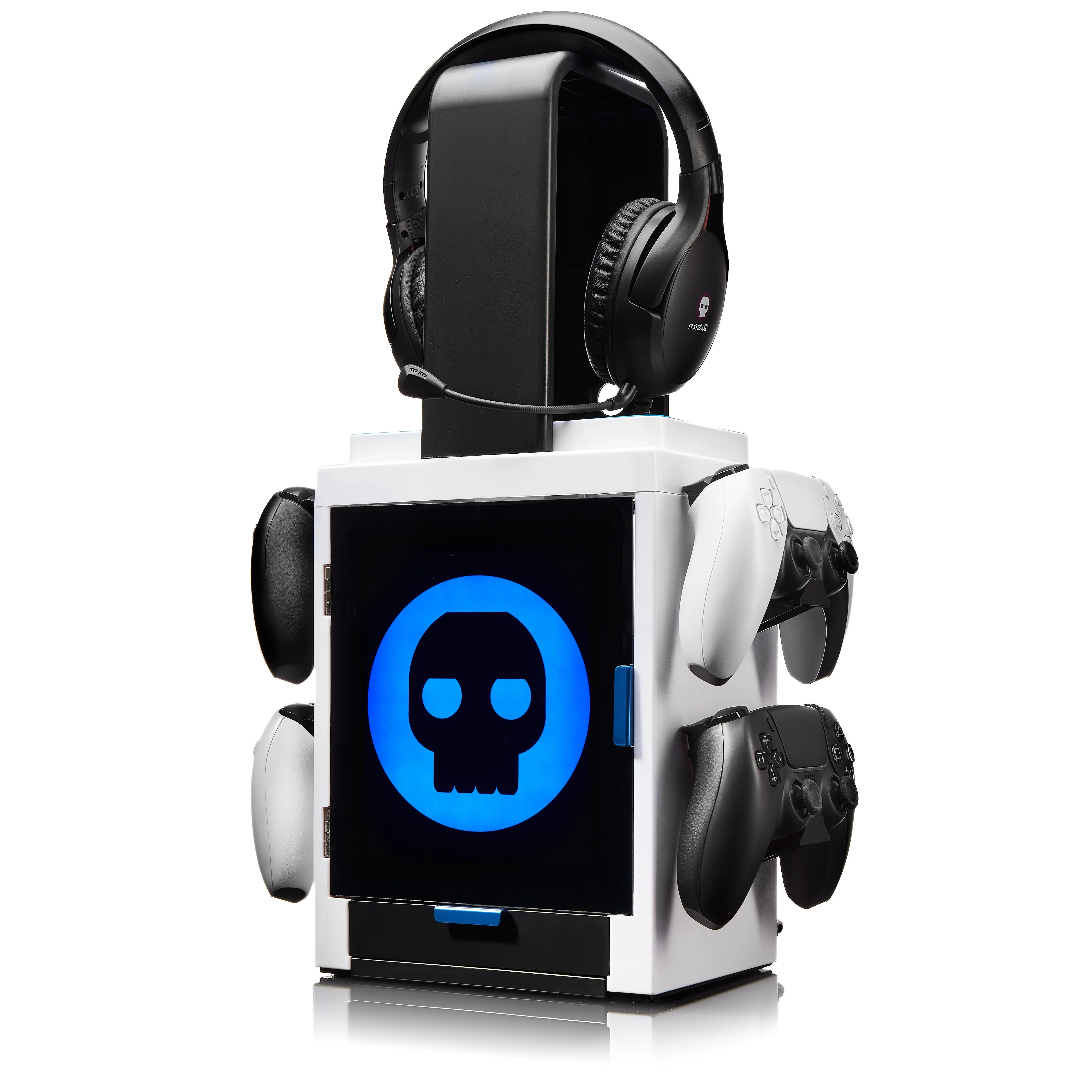 Numskull - Numskull Light Logo Inspired Gaming Locker voor 4 Controllers - 10 Games - Koptelefoon