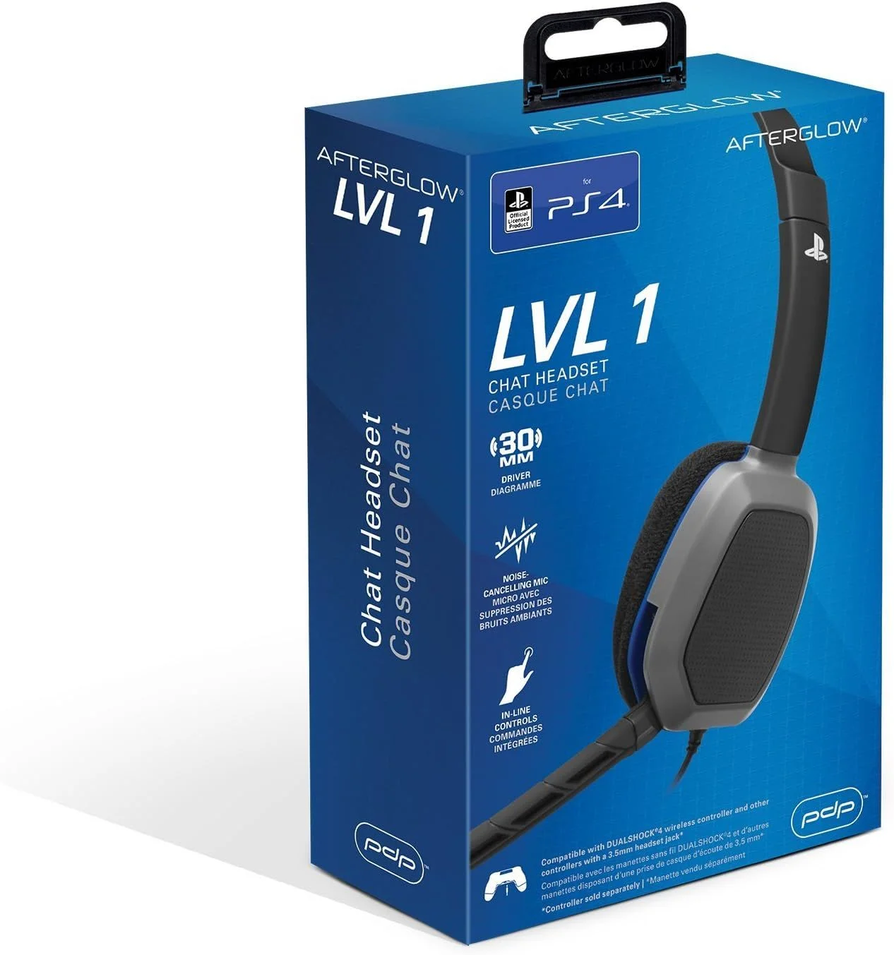 PDP - LVL1 Afterglow Bedrade Stereo Gaming Headset voor PS4