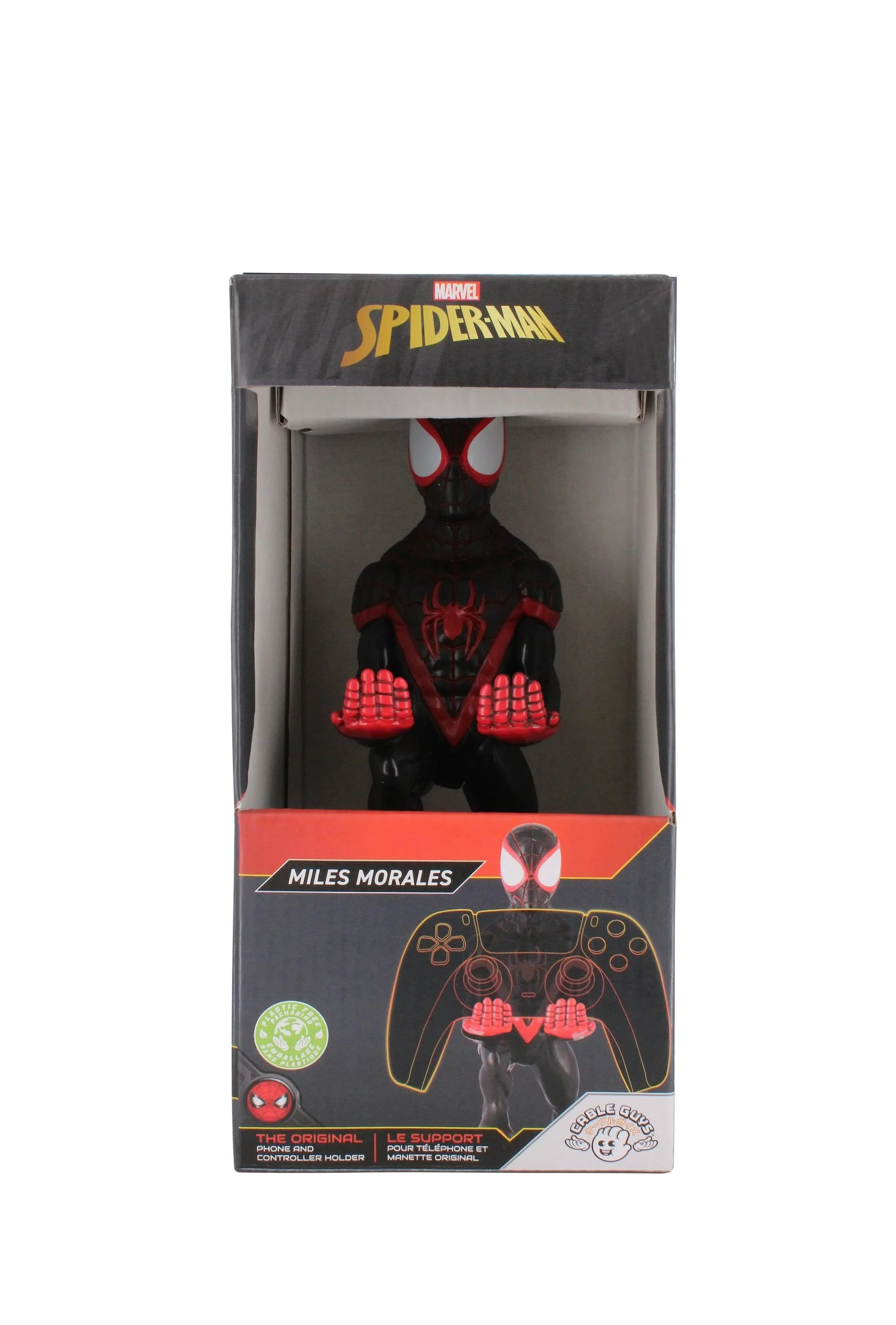 Cable Guys - Marvel Spider-Man Miles Morales Full figuur Phone & Controller Holder