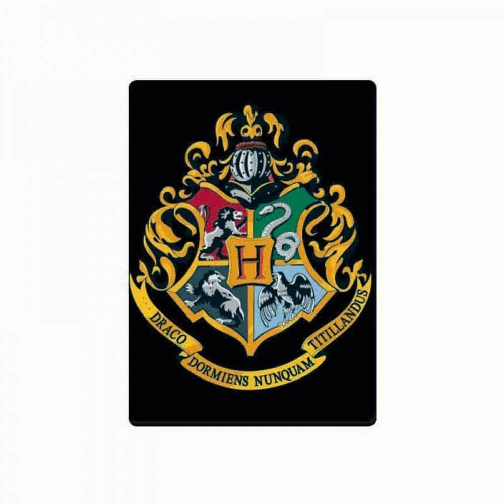 Harry Potter - Zweinstein School - Metalen Magneet - Zwart
