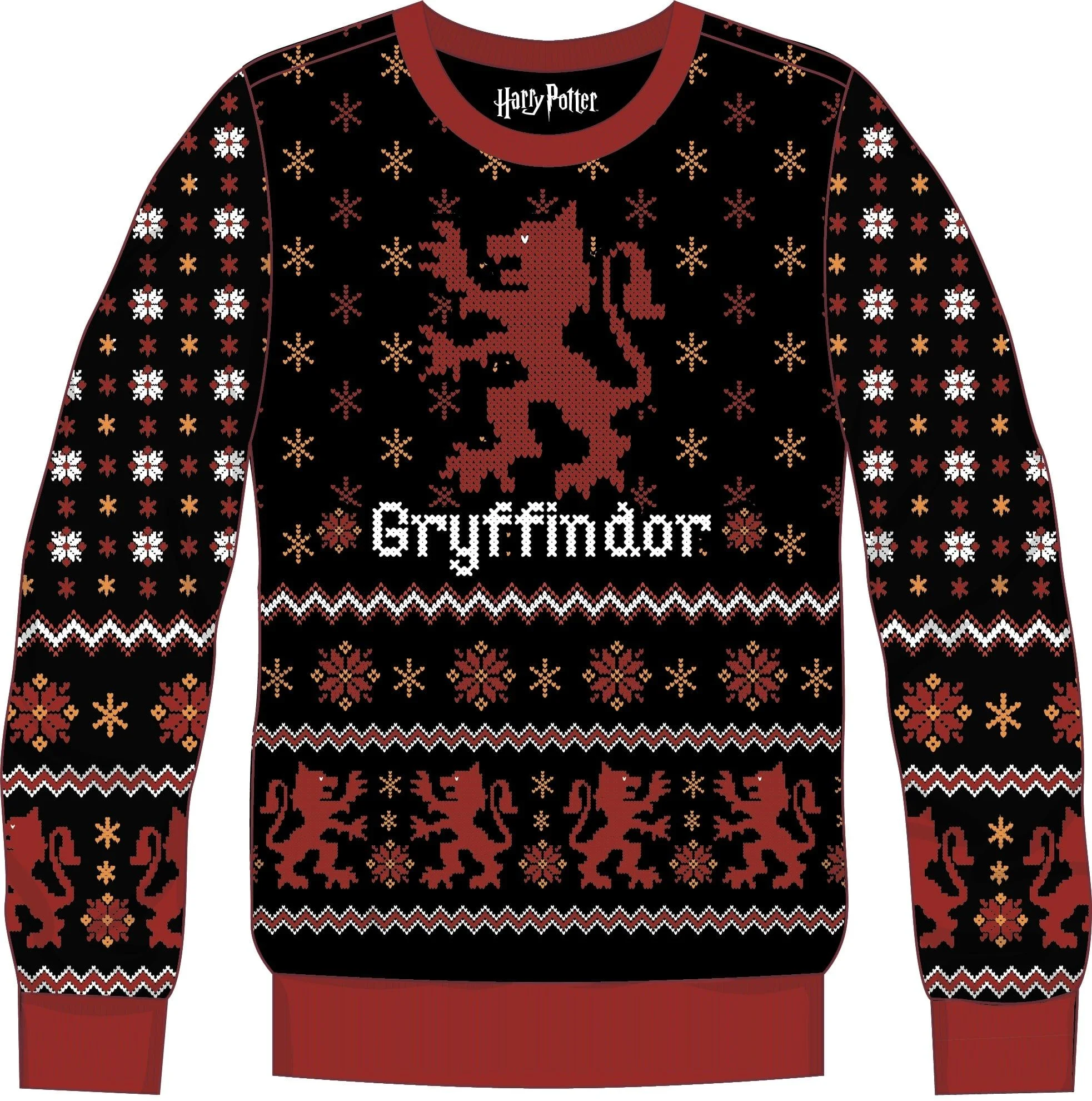 Harry Potter - Sweater Embleem van Huis Gryffindor S